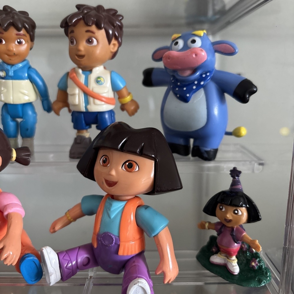 Vintage Dora The Explorer & Friends Random Figurine Lot Of 9